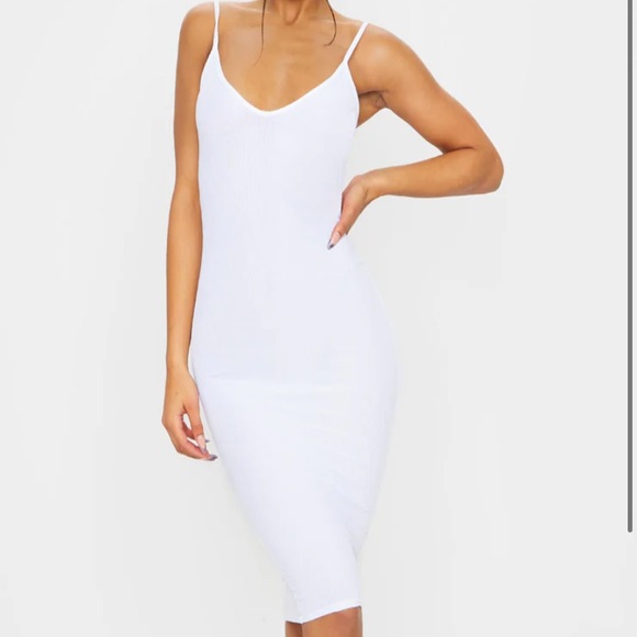 White Bodycon Dress - Picture 1 of 1